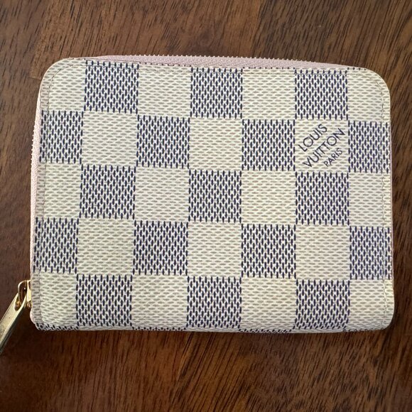 Zippy Coin Purse Damier Azur Padlock - Picture 3 of 3